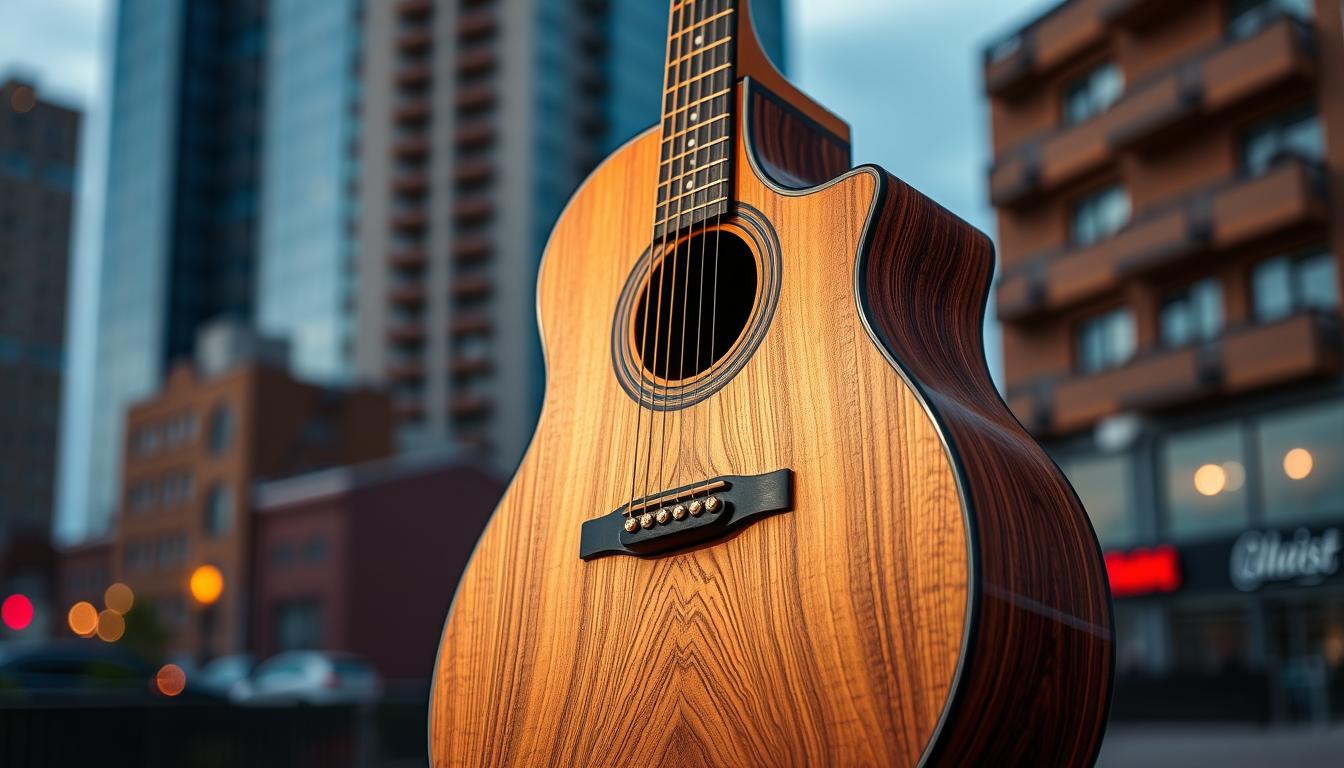 Guitare acoustique moderne