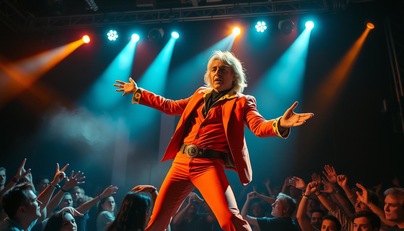 présence scénique de Claude François