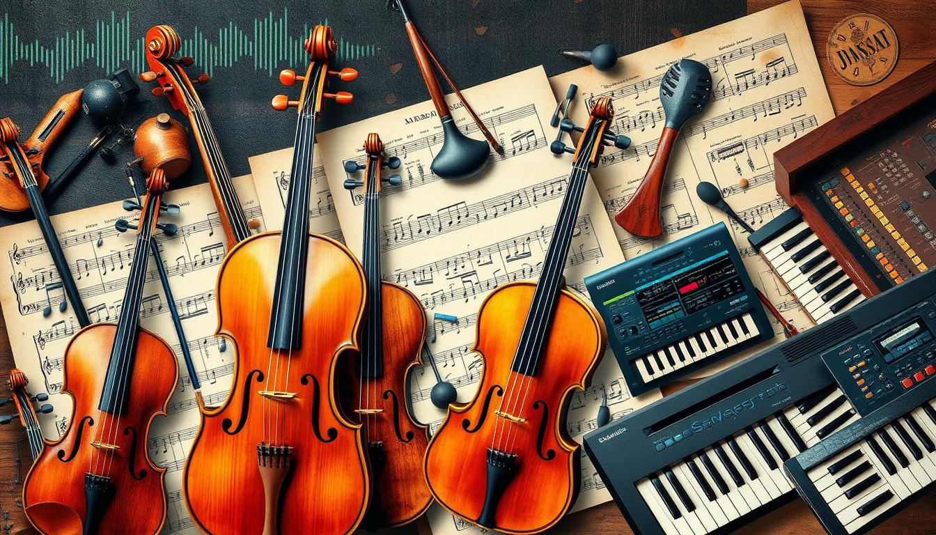 instruments classiques et techniques de composition en musique moderne