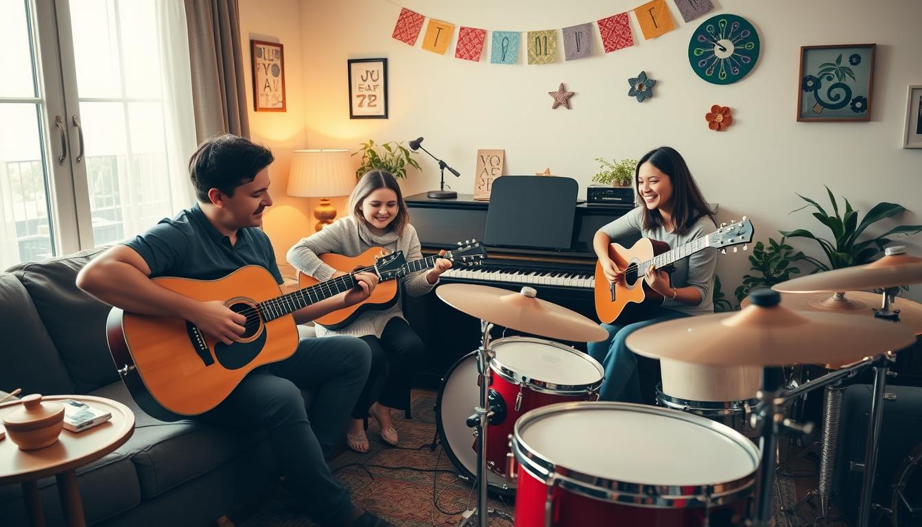 pratiquer la musique en famille