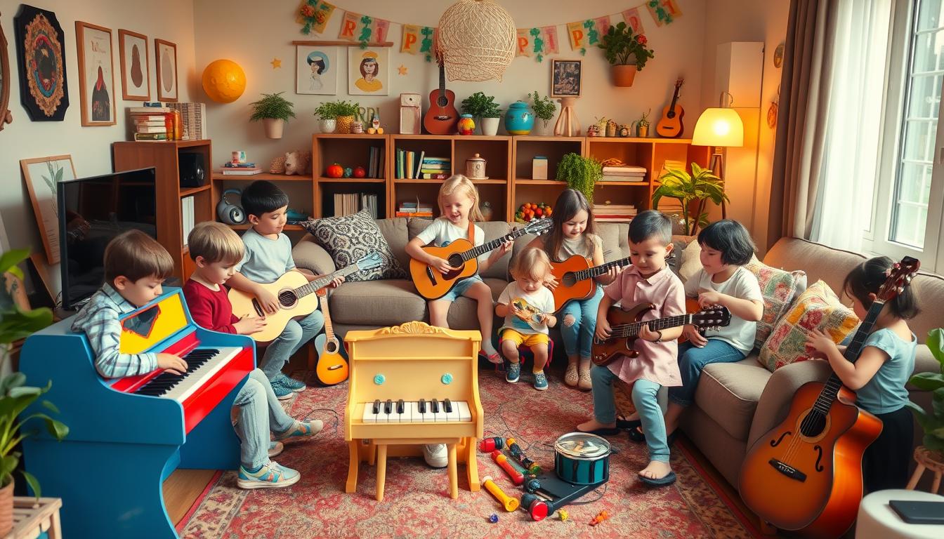 activités musicales à la maison