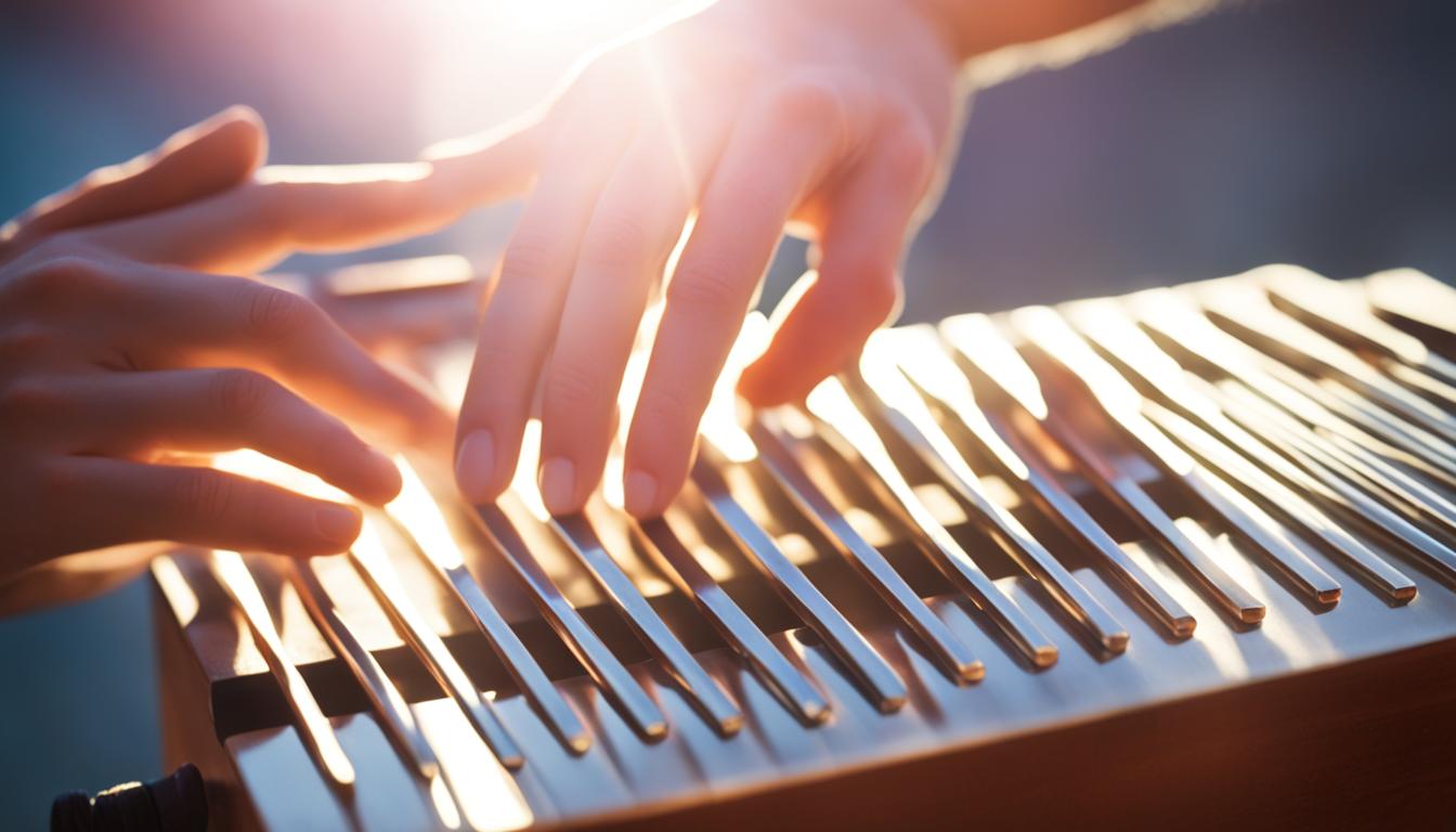 Jouer du kalimba