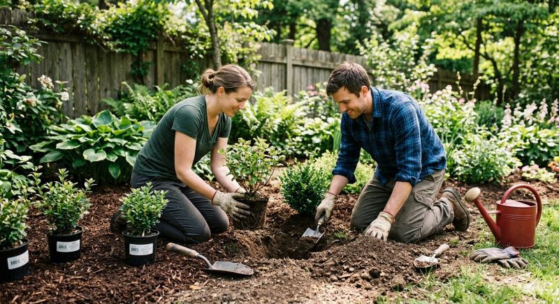 plantation arbustes