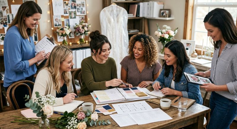 réunion préparatifs mariage