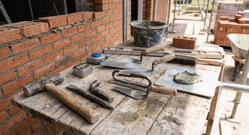 outils maçonnerie extérieur
