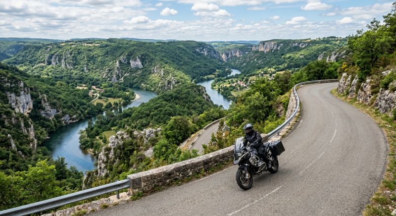 moto gorges Loire
