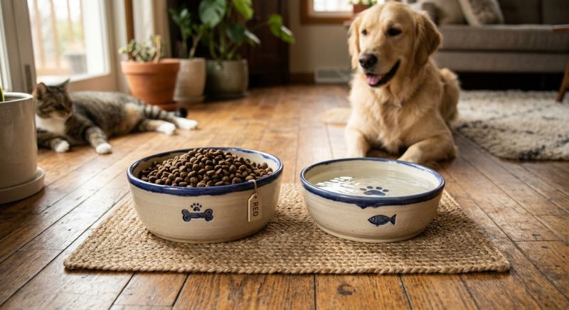 gamelles de nourriture pour animaux de compagnie