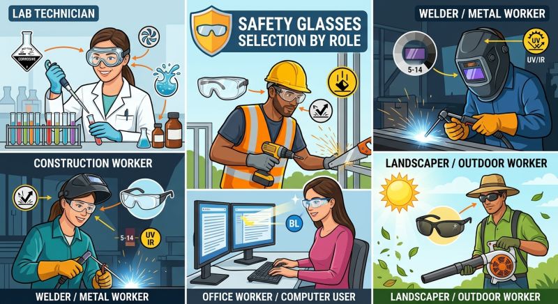 Comment choisir des lunettes de protection selon le poste ?