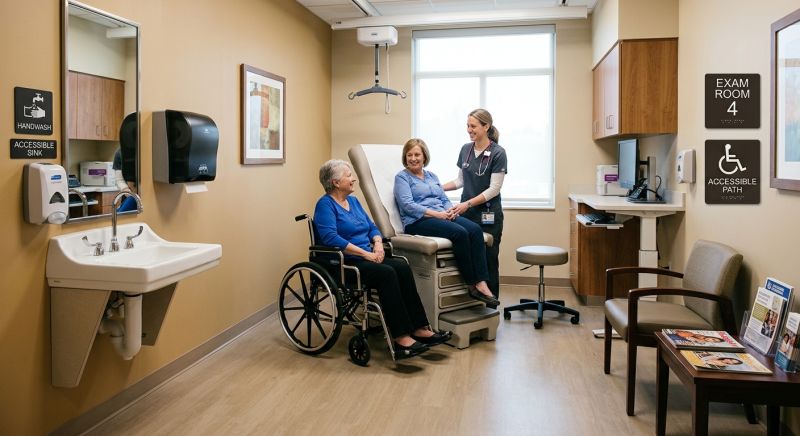 cabinet médical équipé pour l'accessibilité