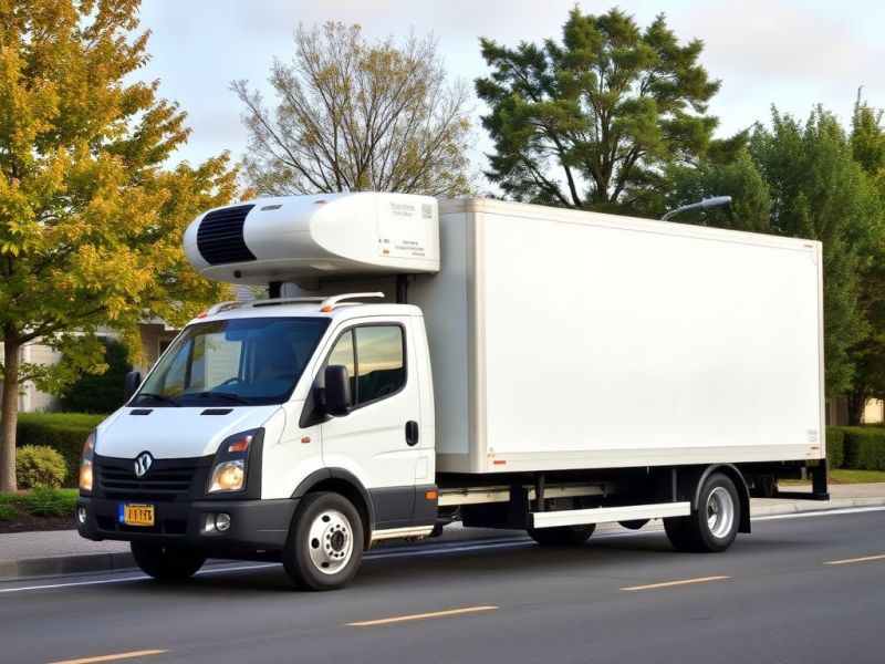 camion de livraison frigorifique