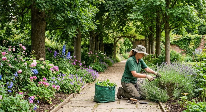 entretenir un jardin arboré