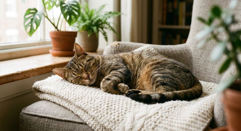 chat détendu