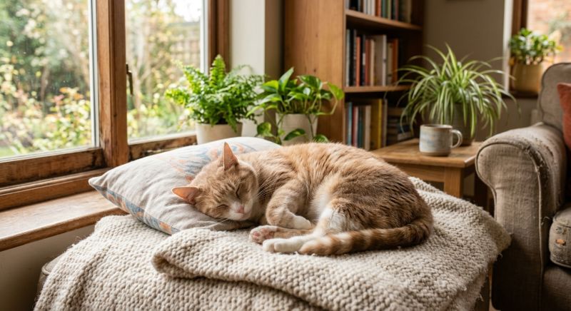 détente maison chat