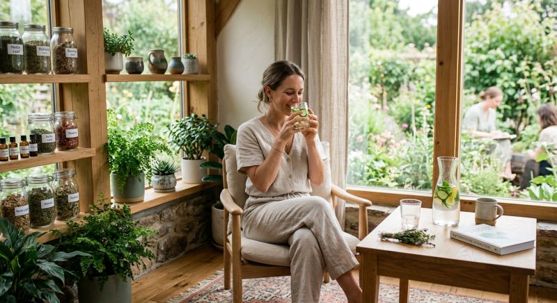 ambiance naturopathie bien-être hydratation