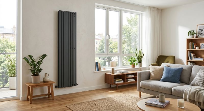 radiateur moderne salon lumineux