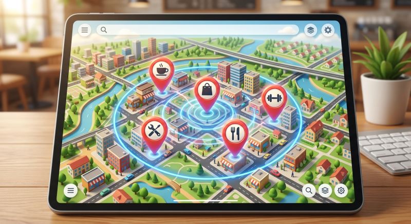 carte référencement local