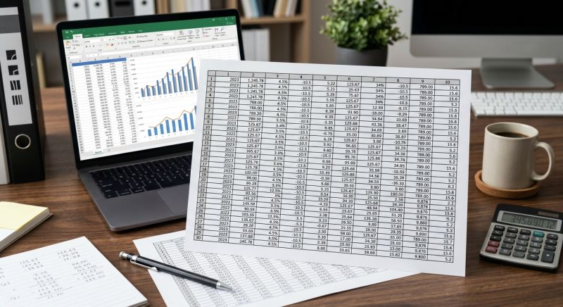 tableau financier