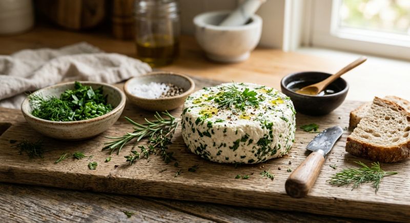 fromage frais herbes