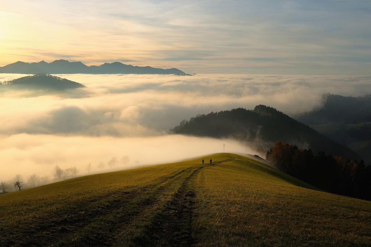 Sentier de montagne pour tester ses chaussures